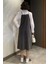 Kadın Ayarlanabilir Askılı Cepli Jean Kot Salopet Elbise P-00015387 3
