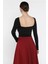 Kadın Sırt Dekolteli Alttan Çıtçıtlı Bodysuit P-00016033 3