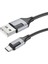 Android ile Uyumlu 2.4A Şarj ve Data Kablo USB To Micro USB - 1 Metre - BX101 1