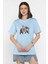Baskılı Taşlı Kadın Tişört P-00016692 1