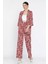 Kadın Desenli Kimono Pantolon Ikili Takım P-00016689 2