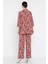 Kadın Desenli Kimono Pantolon Ikili Takım P-00016689 3