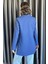 Yan Yırtmaçlı Astarlı Kadın Blazer Ceket P-00015859 3