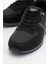 Erkek Günlük Cilt Sneaker Ayakkabı Siyah - Füme 3