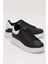 Unisex Yüksek Taban Günlük Spor Sneaker Ayakkabı Siyah-Beyaz 2