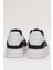 Unisex Yüksek Taban Günlük Spor Sneaker Ayakkabı Siyah-Beyaz 4