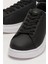 Unisex Yüksek Taban Günlük Spor Sneaker Ayakkabı Siyah-Beyaz 5