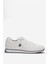 Erkek Günlük Cilt Sneaker Ayakkabı Beyaz - Füme 1