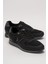 Erkek Günlük Casual Sneaker Ayakkabı Siyah-Füme Leona 2