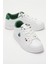 Unisex Sneakers Günlük Kullanım İçin Beyaz Yeşil Antibakteriyel Kumaş Tabanlı 2