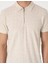 Erkek Bej Slim Fit Tişört 50303869-VR011 6
