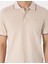 Erkek Bej Slim Fit Polo Yaka Tişört 50310203-VR011 6