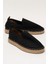 Unisex Siyah Triko Espadril 2