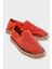 El Yapımı Triko Espadril Oranj 2