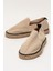 Unisex Bej Triko Espadril 5