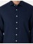 Erkek Lacivert %100 Keten Regular Fit Uzunkollu Gömlek 50303293-VR033 6