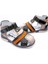 Ortopedik Erkek Bebek ve Çocuk Sandaleti Hummer Serisi HMR2408 Haki Krem 23 4
