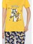Kadın Baskılı Yarım Kol Pijama Takımı P-00016647 4