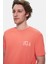 Tatum Sıcak Pembe Bisiklet Yaka Baskılı Standard Fit Erkek Tshirt 2