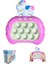Popit Makinesi Işıklı Oyun Fast Push Pilli Fidget Kabarcık - Unicorn 1