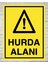 Hurda Alanı - Uyarı Tabela Levhası 24X34 cm Polikarbon 1