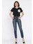 Kadın Yüksek Bel Mom Jeans Kot Pantolon P-00016593 1