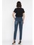 Kadın Yüksek Bel Mom Jeans Kot Pantolon P-00016593 3