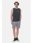 Elton Siyah Bisiklet Yaka Sıfır Kol Yıkamalı Baskılı Oversize Erkek Tshirt 4