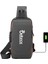 BLG-50SL Su Geçirmez Şifre Kilidi USB Omuz Göğüs Çantası 4