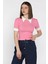 Kadın Polo Yaka Renk Garnili Kaşkorse Bluz P-00016854 2