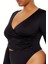 Plus Size Kruvaze Yaka Bodysuit 1