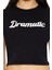 Dramatic Yazılı Baskılı Baby Tee Tişört 3