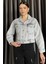Slim Fit Kadın Jean Kot Ceket P-00016791 2