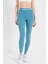 Pro 365 Dri Fit Training Mid Rise Full Length Tight Fit Toparlayıcı Tayt Açık Mavi 1
