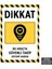 U1131 - Bu Araçta Güvenli Takip Sistemi Vardır Dekota Uyarı Levhası (20X30CM) 1