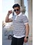 Erkek Polo Yaka Örme Triko T-Shirt Terletme Yapmaz Hava Alan Erkek T-Shirt 2