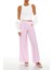 Çizgili Mid-Rise Wide-Leg Pantolon 2