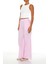 Çizgili Mid-Rise Wide-Leg Pantolon 4
