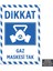 U1006 - Gaz Maskesi Tak Dekota Uyarı Levhası (20X30CM) 1