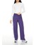 Çizgili Yıldız Desenli Wide-Leg Pantolon 2