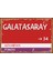 Galatasaray Sokak Tabelası Görünümlü Retro Ahşap Poster 1