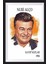 Nuri Alço Yeşilçam Kötüleri Çerçeve Görünümlü Retro Ahşap Poster 1