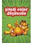 Garfield Eğlenceli Komik Şimdi Onlar Düşünsün Duvar Yazıları Genç Odası Dekor Retro Ahşap Poster 1