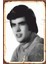 Tarık Akan Yeşilçam Siyah Beyaz Portre Retro Ahşap Poster 1