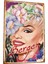 Bergen Acılların Kadını- 2 Popart Arabeskin Kraliçeleri Serisi Retro Vintage Ahşap Poster 1