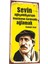 Özdemir Asaf Mini Retro Ahşap Poster 1