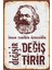 Karl Marx Retro Vintage Ahşap Poster 2030008 1