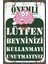 Beyninizi Kullanmayı Unutmayınız Uyarı Levhası Tablo Komik Esprili Sözler Retro Ahşap Poster 1