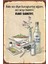 Acı Acıyı Bastırır Rakı Sancıyı Retro Ahşap Poster 1