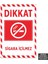 U1082 - Sigara Içilmez Dekota Uyarı Levhası (20X30CM) 1